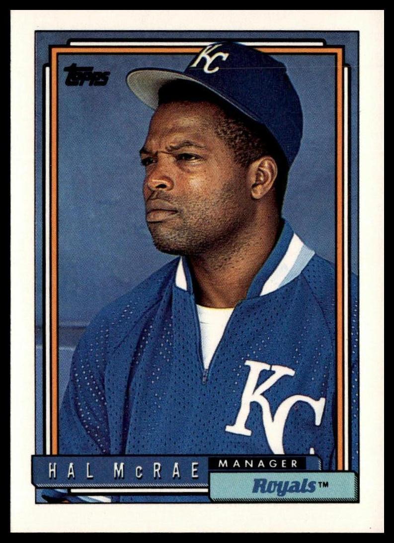 1992 Topps #519 Hal McRae
