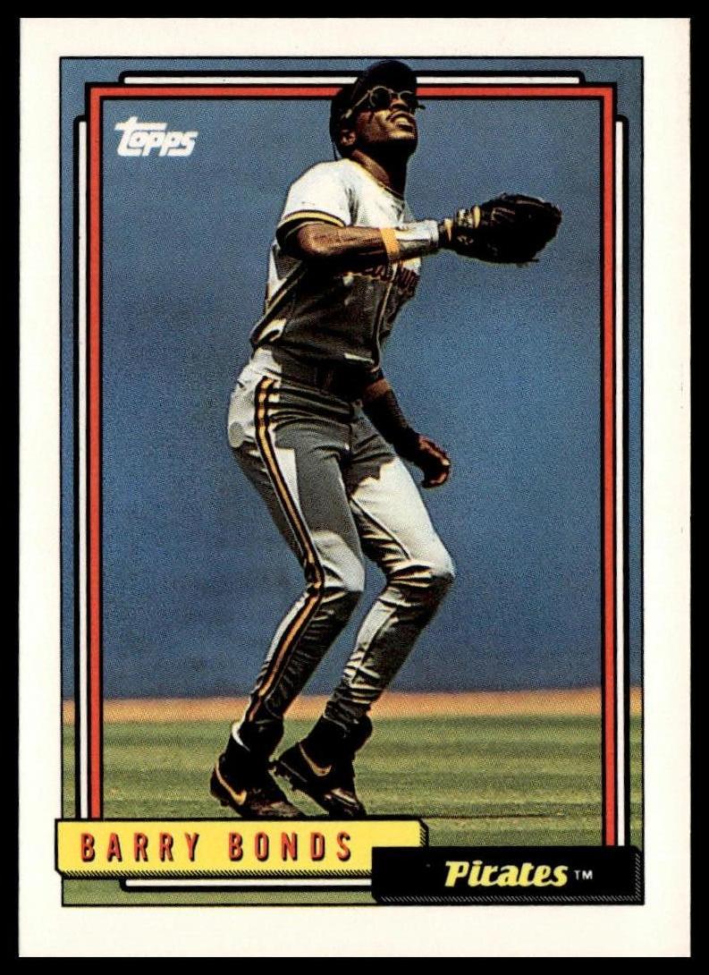 1992 Topps #380 Barry Bonds
