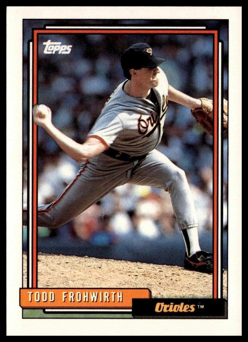 1992 Topps #158 Todd Frohwirth
