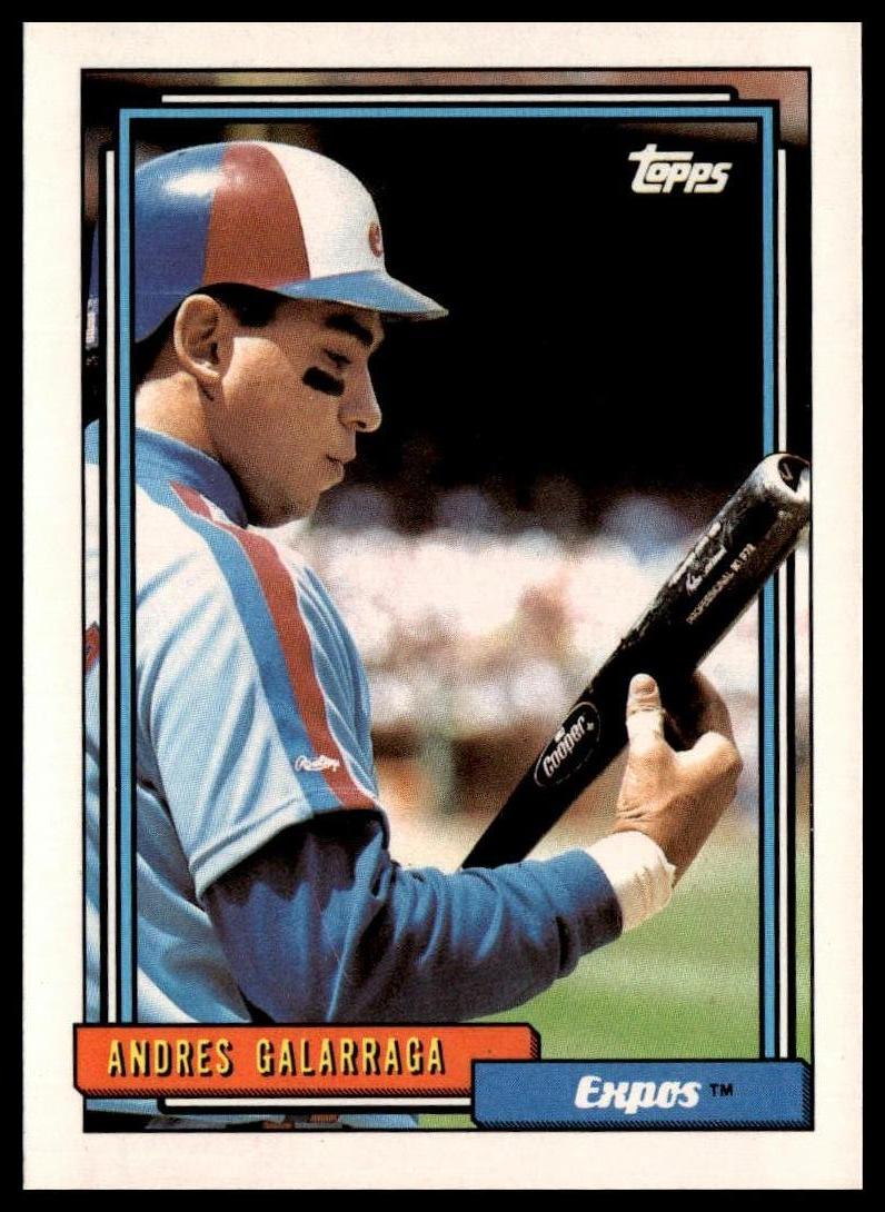 1992 Topps #240 Andres Galarraga