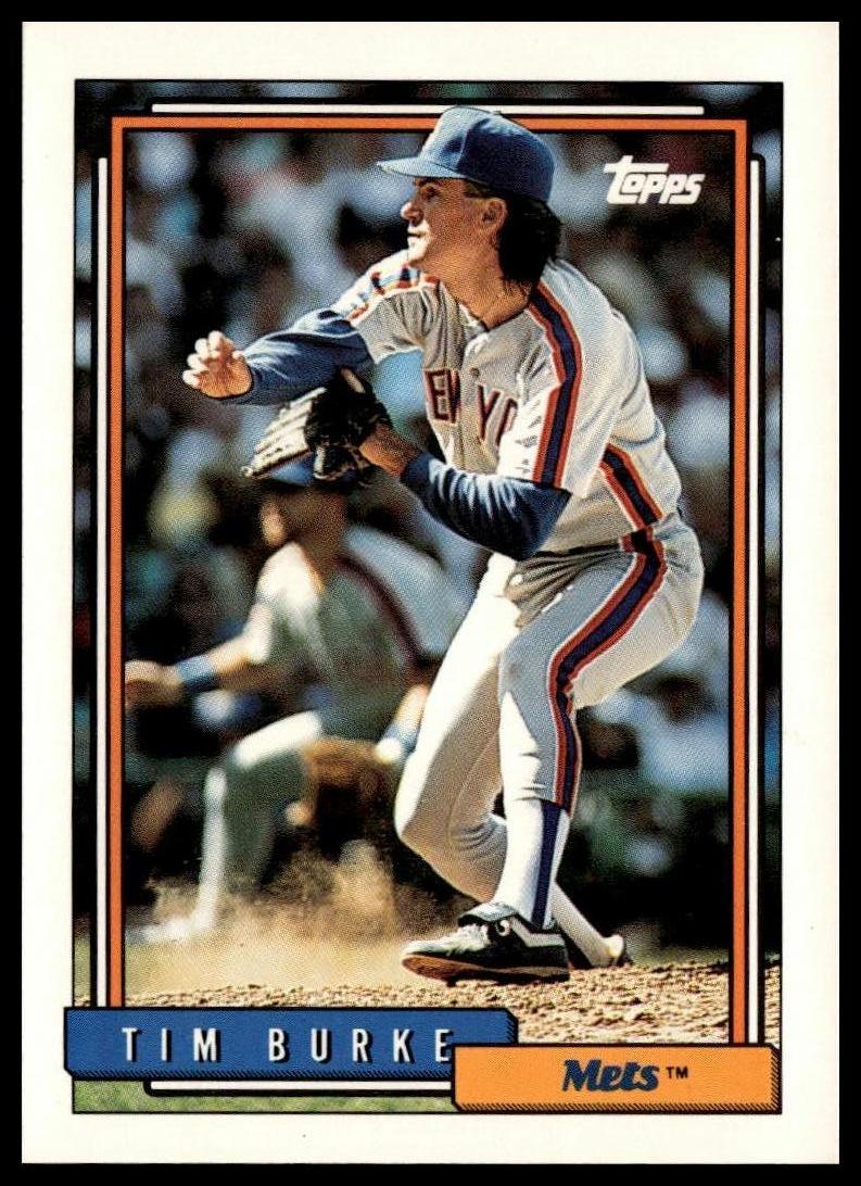 1992 Topps #322 Tim Burke