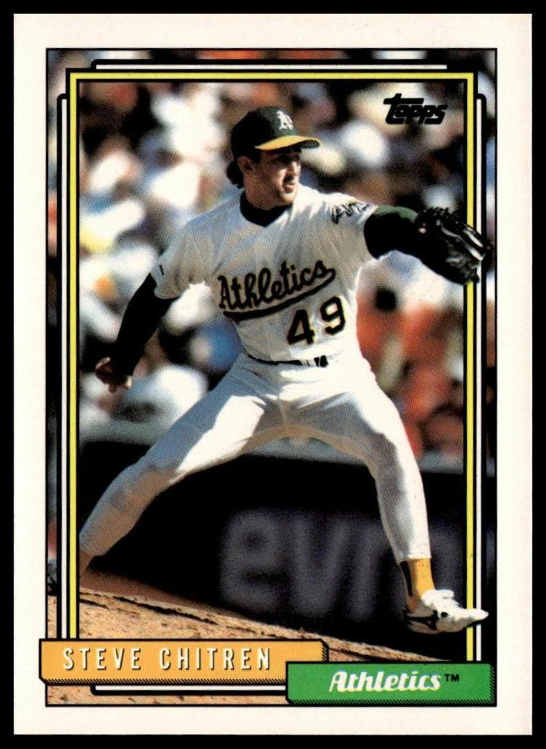 1992 Topps #379 Steve Chitren