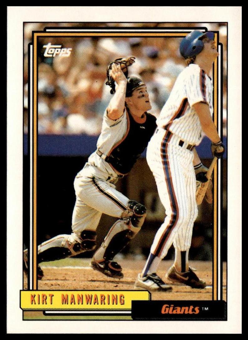 1992 Topps #726 Kirt Manwaring