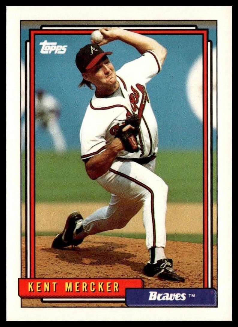 1992 Topps #596 Kent Mercker