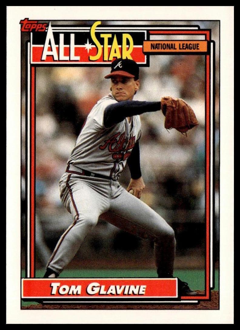 1992 Topps #395 Tom Glavine