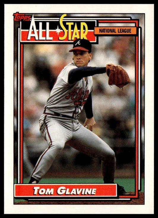 1992 Topps #395 Tom Glavine