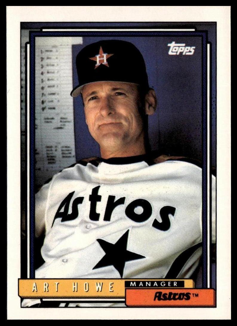 1992 Topps #729 Art Howe