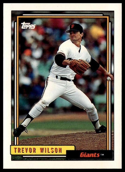 1992 Topps #204 Trevor Wilson