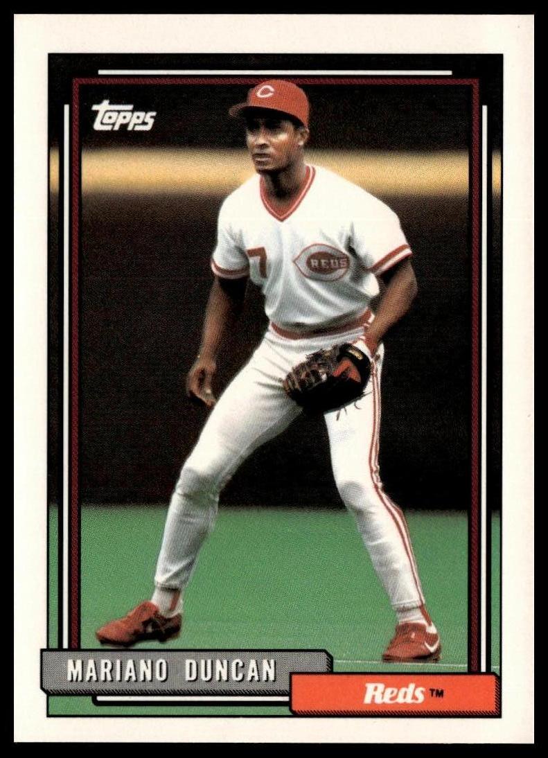 1992 Topps #589 Mariano Duncan