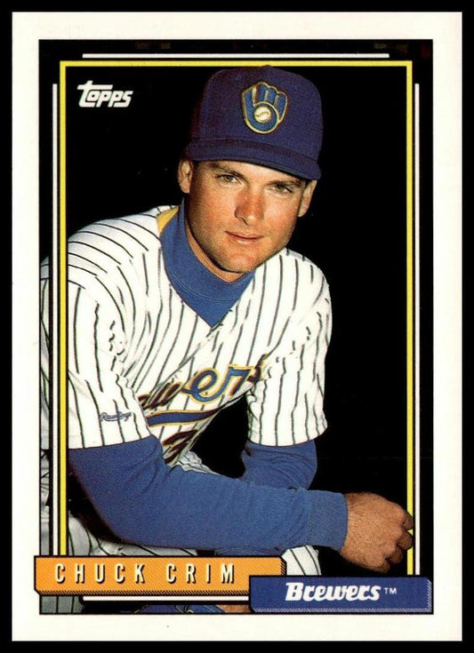 1992 Topps #169 Chuck Crim