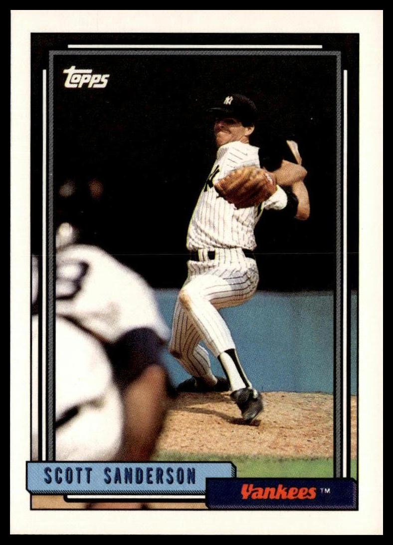 1992 Topps #480 Scott Sanderson