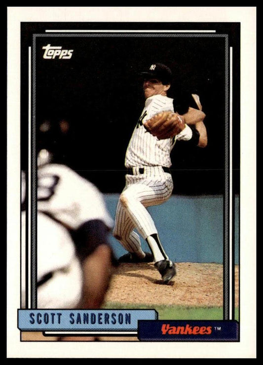 1992 Topps #480 Scott Sanderson