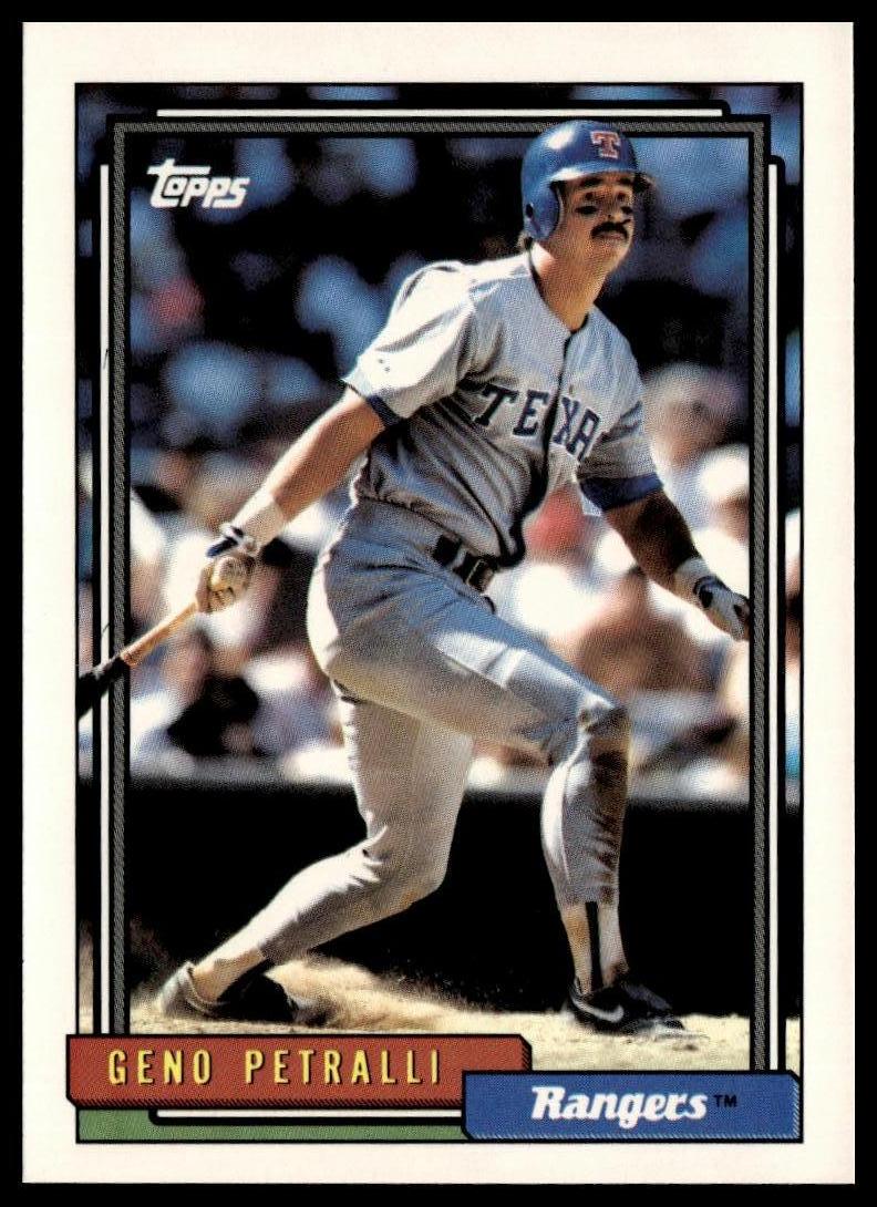 1992 Topps #409 Geno Petralli