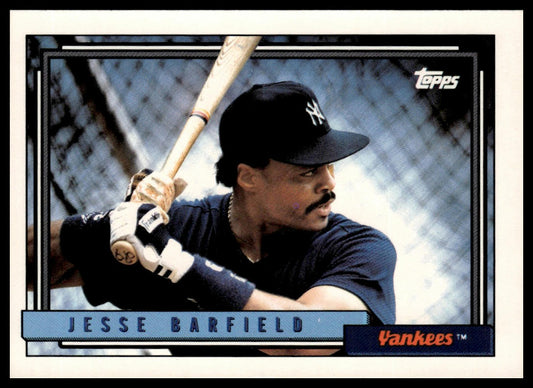 1992 Topps #650 Jesse Barfield