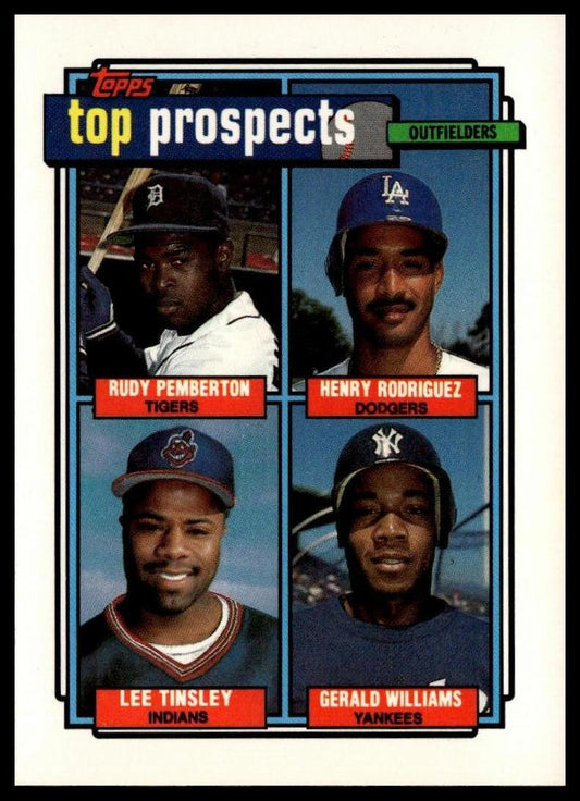 1992 Topps #656 1992 Top Prospects Outfielders