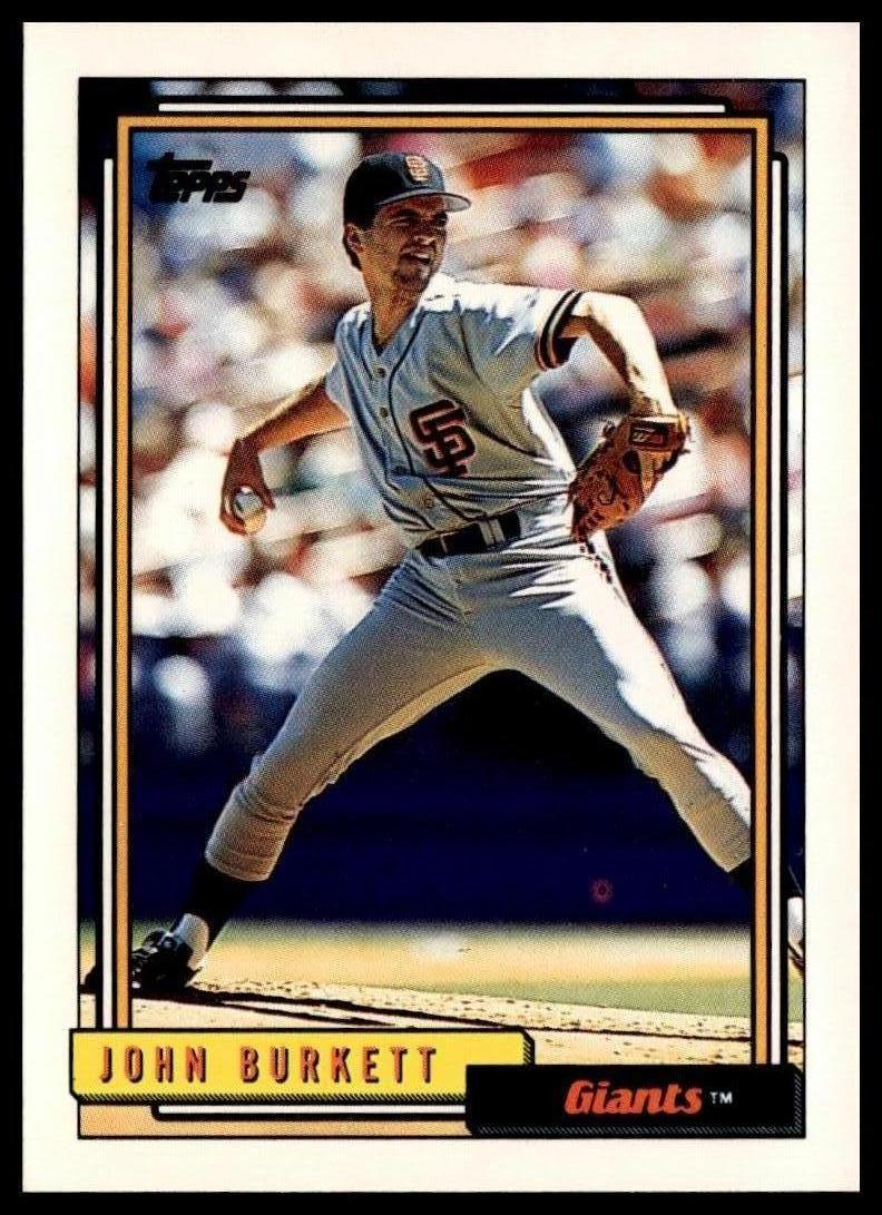 1992 Topps #762 John Burkett