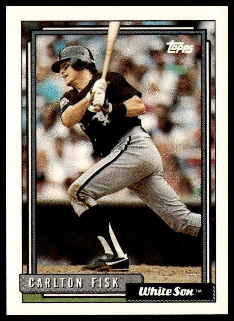 1992 Topps #630 Carlton Fisk