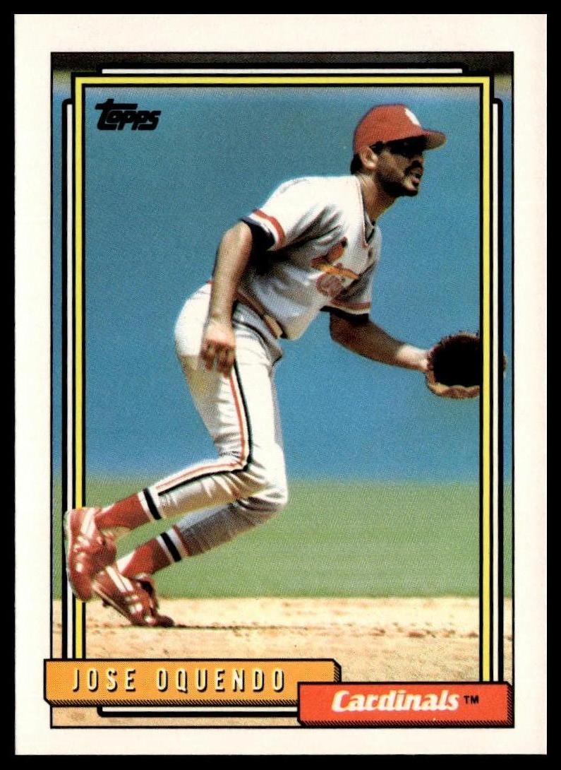 1992 Topps #723 Jose Oquendo