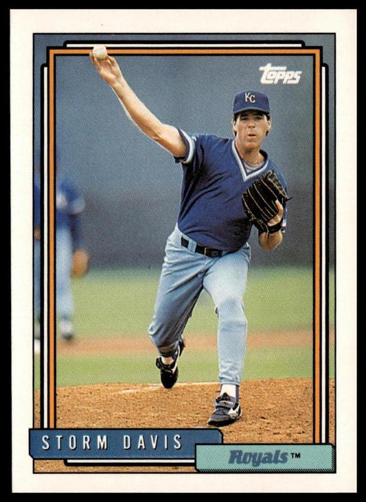 1992 Topps #556 Storm Davis