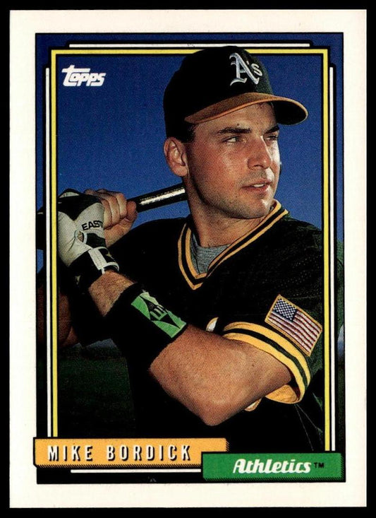 1992 Topps #317 Mike Bordick