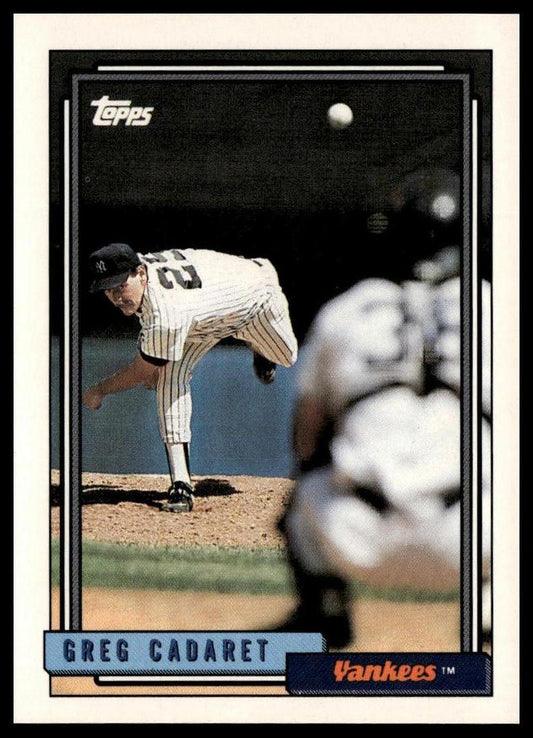 1992 Topps #18 Greg Cadaret