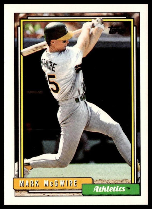 1992 Topps #450 Mark McGwire
