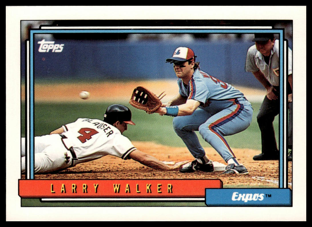 1992 Topps #531 Larry Walker