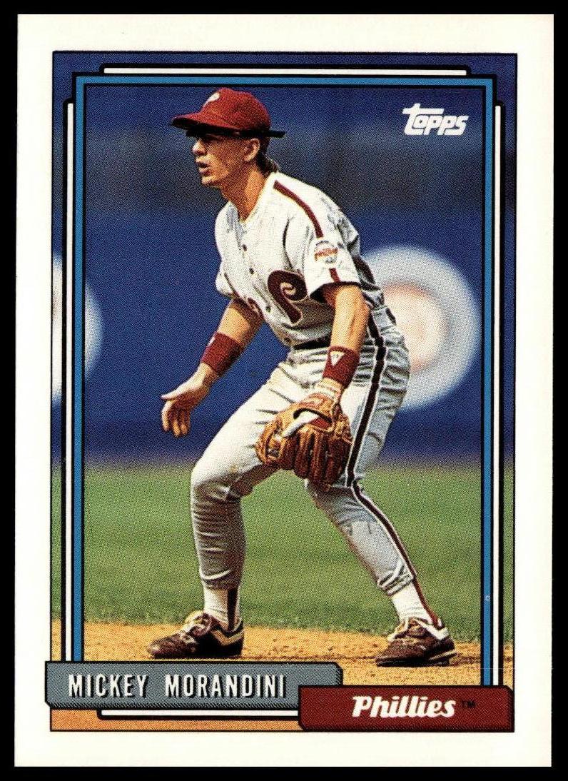 1992 Topps #587 Mickey Morandini
