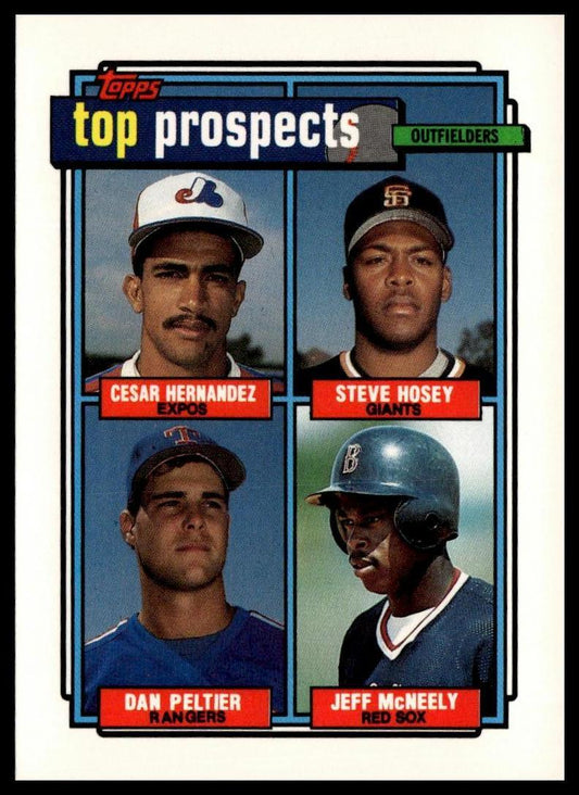 1992 Topps #618 1992 Top Prospects Outfielders