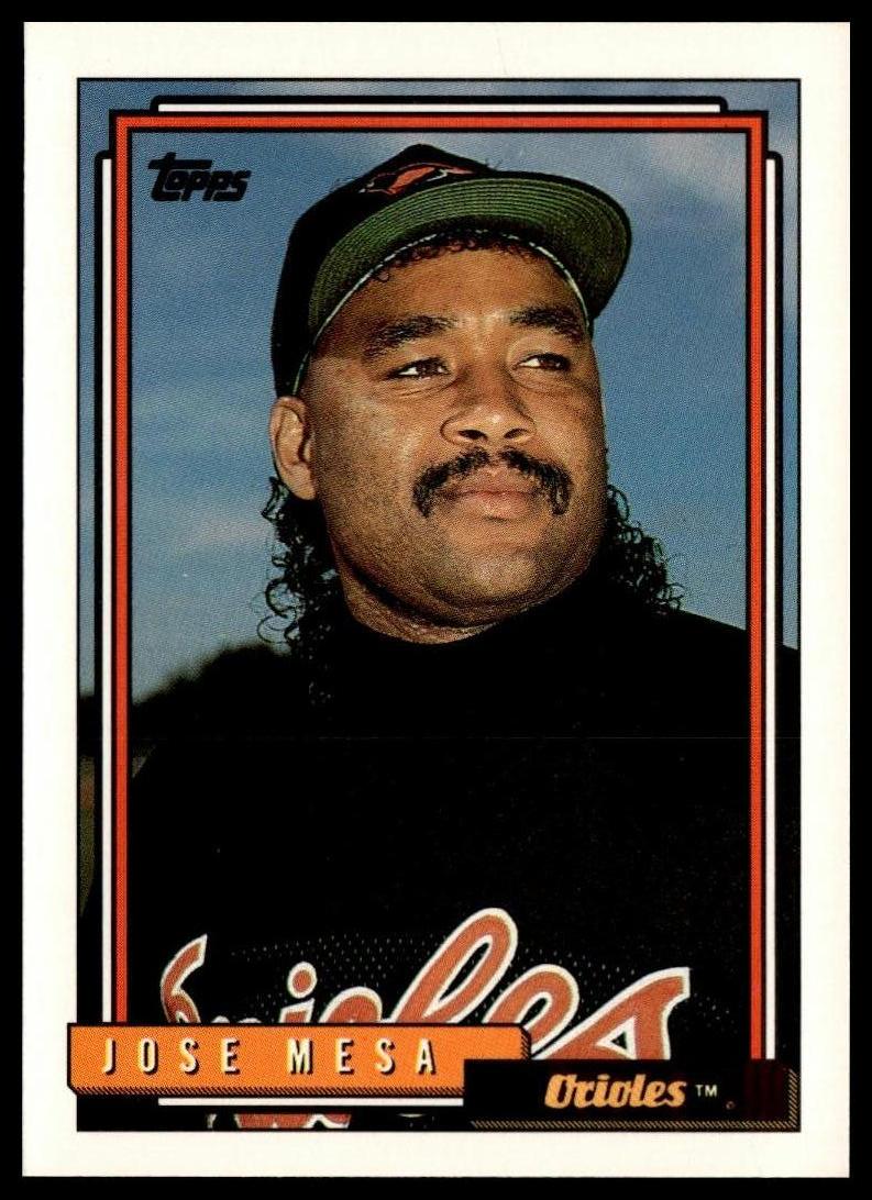 1992 Topps #310 Jose Mesa