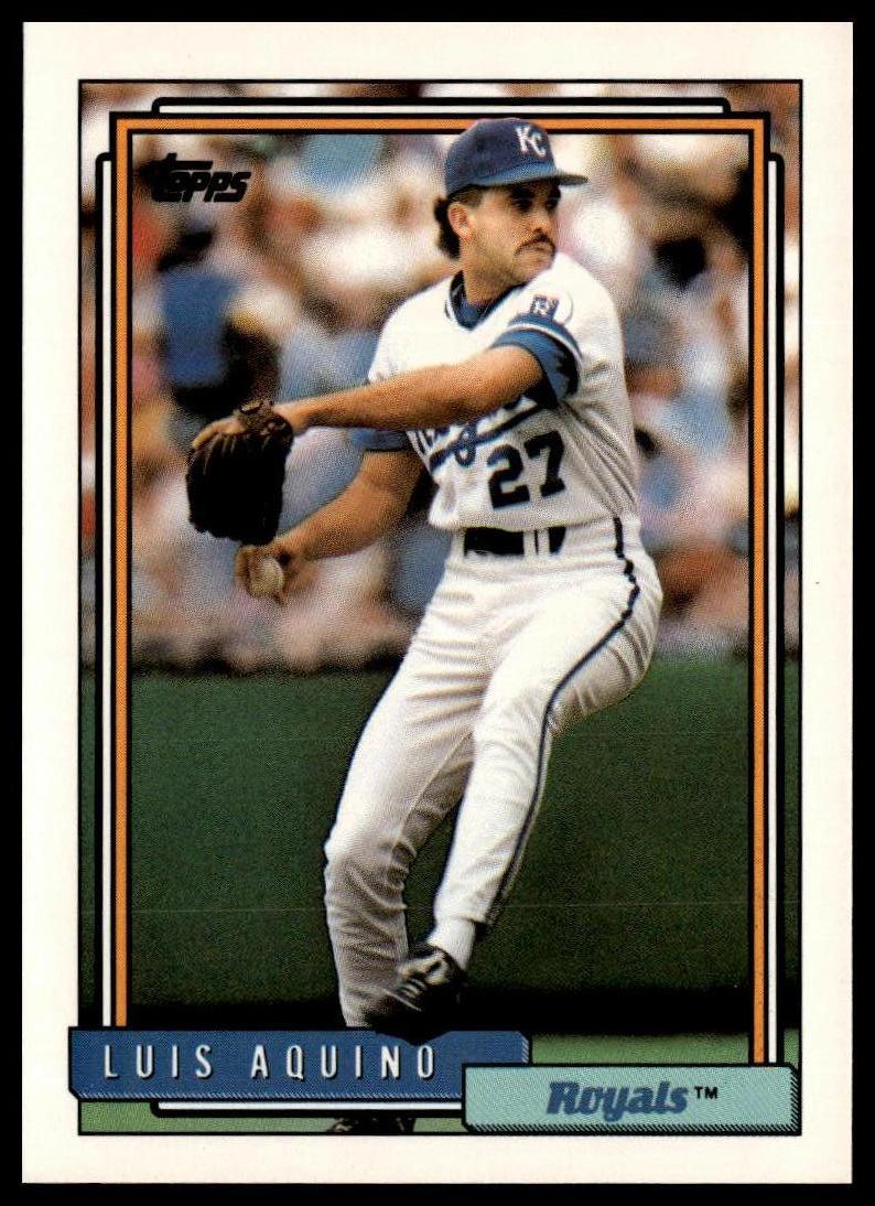 1992 Topps #412 Luis Aquino