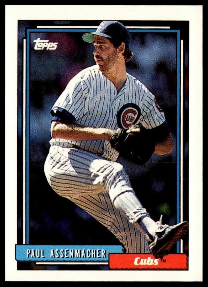 1992 Topps #753 Paul Assenmacher