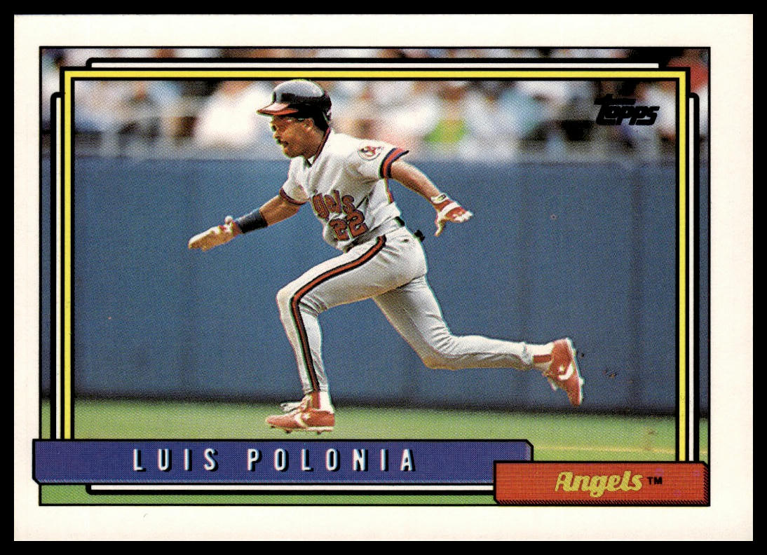 1992 Topps #37 Luis Polonia