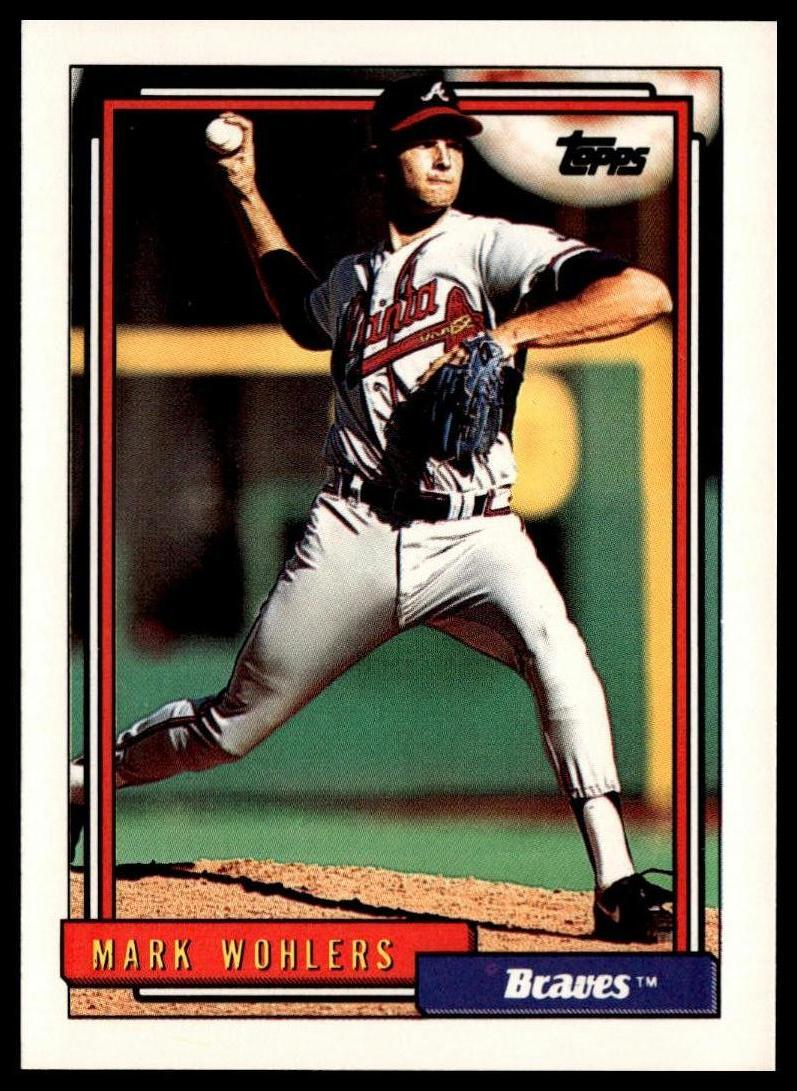 1992 Topps #703 Mark Wohlers