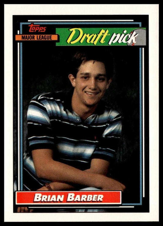 1992 Topps #594 Brian Barber