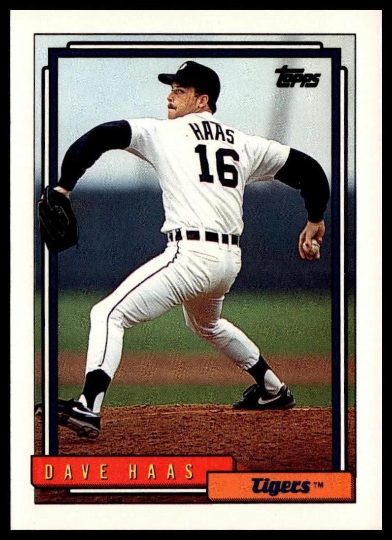 1992 Topps #665 Dave Haas