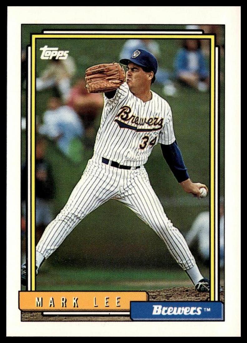 1992 Topps #384 Mark Lee