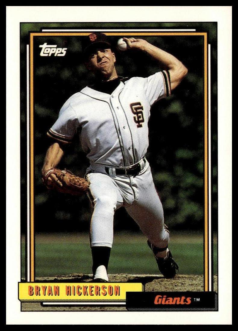 1992 Topps #8 Bryan Hickerson