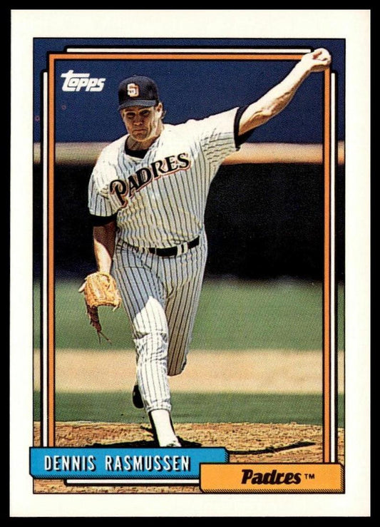 1992 Topps #252 Dennis Rasmussen
