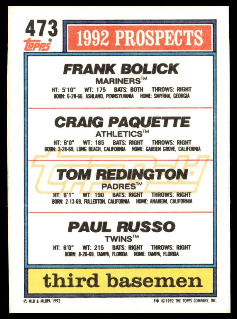 1992 Topps #473