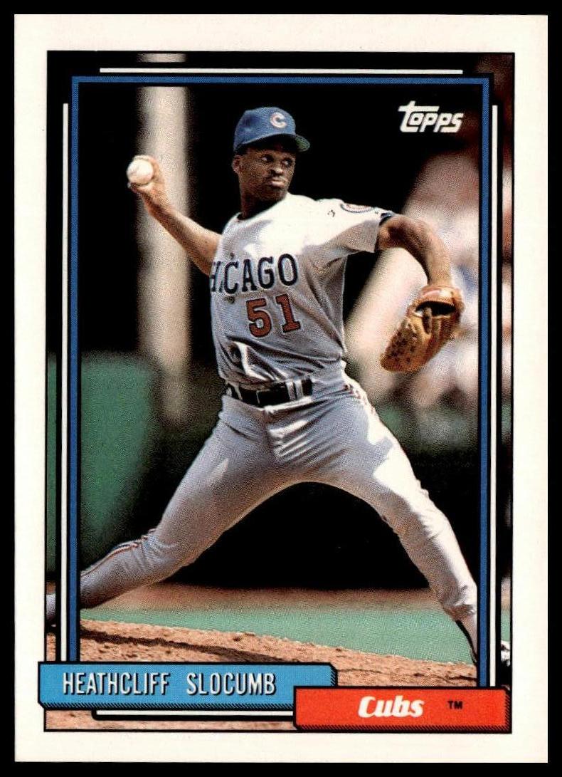 1992 Topps #576a Heathcliff Slocumb