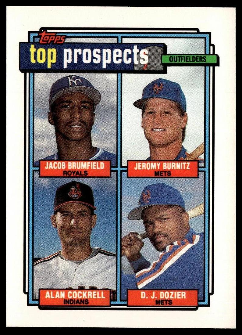 1992 Topps #591 1992 Top Prospects Outfielders