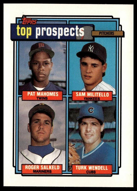 1992 Topps #676 1992 Top Prospects Pitchers