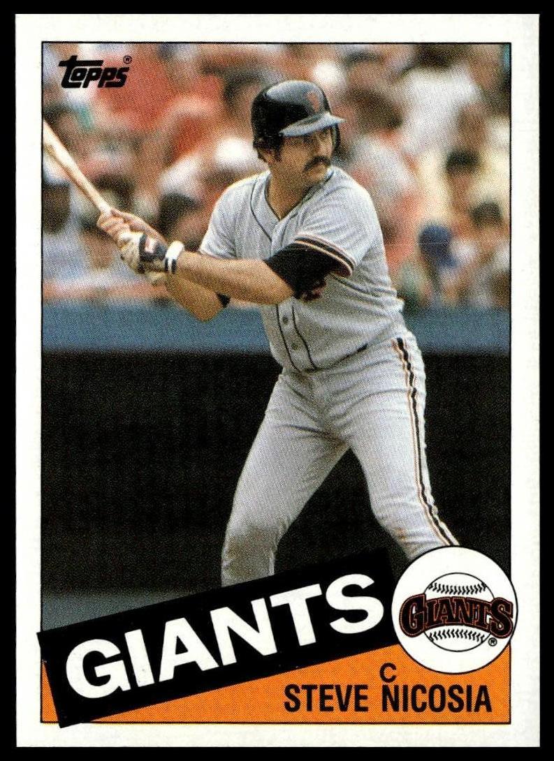 1985 Topps #191 Steve Nicosia