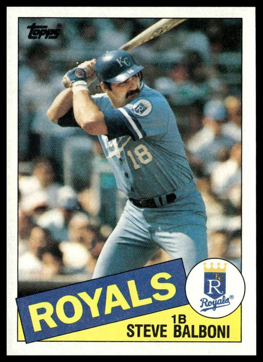 1985 Topps #486 Steve Balboni