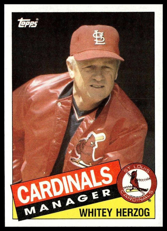 1985 Topps #683 Whitey Herzog