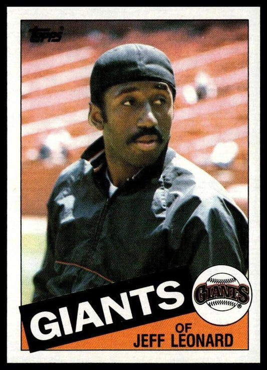 1985 Topps #619 Jeff Leonard