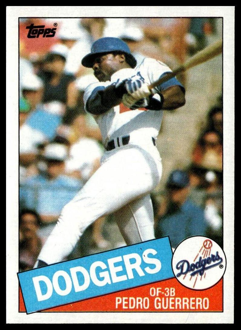 1985 Topps #575 Pedro Guerrero