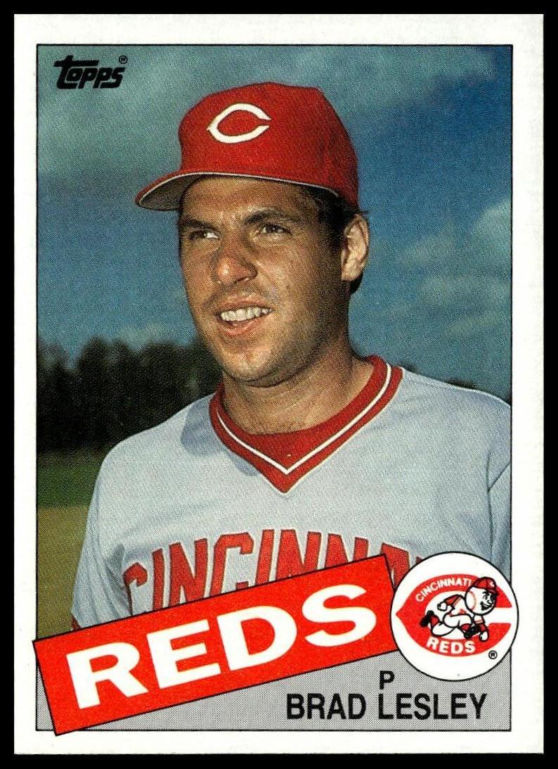 1985 Topps #597 Brad Lesley