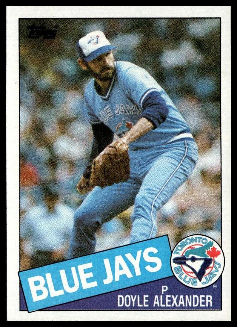 1985 Topps #218 Doyle Alexander